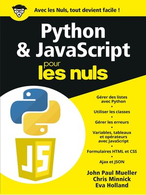 cover image of Python & JavaScript pour les Nuls, mégapoche